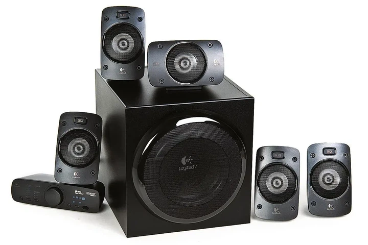 Колонки для домашнього кінотеатру Logitech Z906 5.1 Surround Sound Speaker System (980-000468) - изображение 3