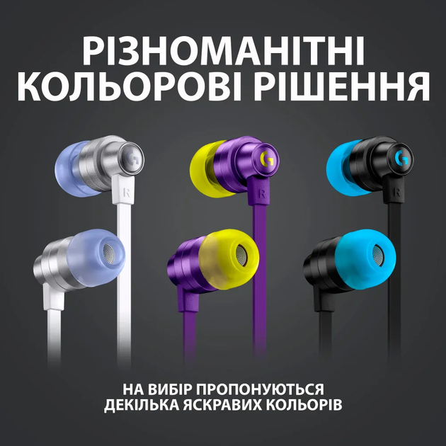 Навушники Logitech G333 ігрові фіолетові (981-000936) - изображение 4
