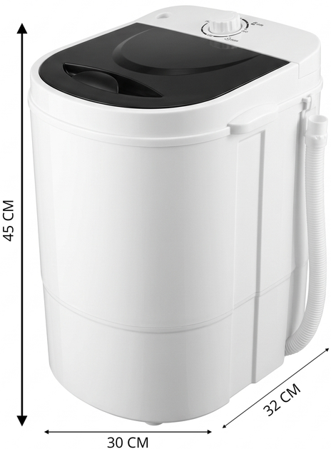 Стиральная машина полуавтомат Bergs WM-30 White - изображение 8