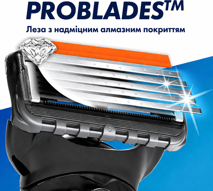 Картридж Gillette Fusion5 PROGLIDE (2) - Фото 3 Картридж Gillette Fusion5 PROGLIDE (2) - изображение 3