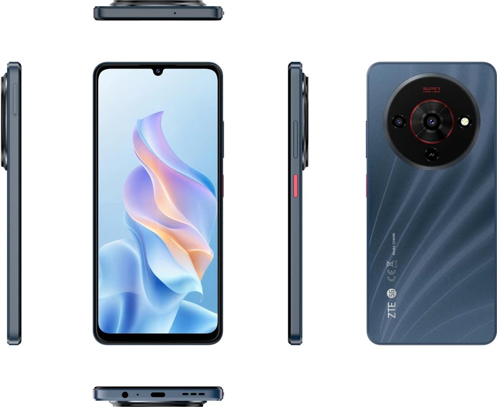 Мобільний телефон ZTE Blade A76 5G 4/128GB Stardust Black - зображення 4