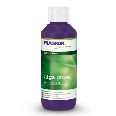 Alga Grow PLAGRON 100ml базове органічне добриво для фази вегетації - Фото 1 Alga Grow PLAGRON 100ml базове органічне добриво для фази вегетації - зображення 1