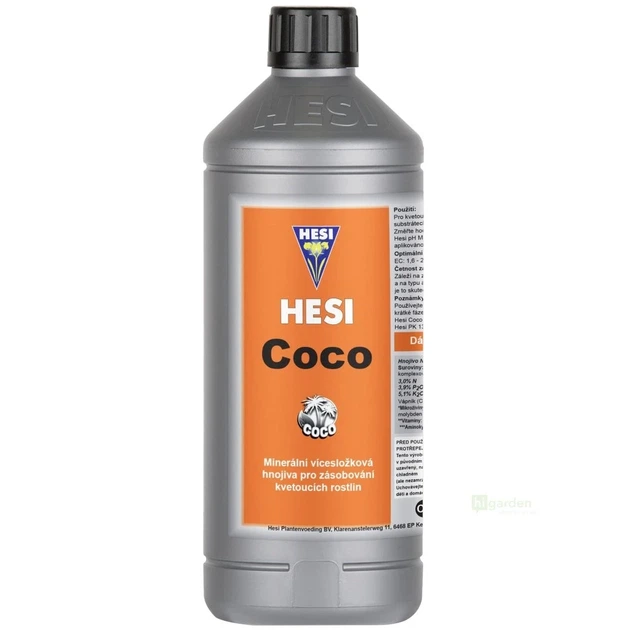 Coco HESI 1L мінеральне добриво для кокосового субстрату - Фото 1 Coco HESI 1L мінеральне добриво для кокосового субстрату - изображение 1