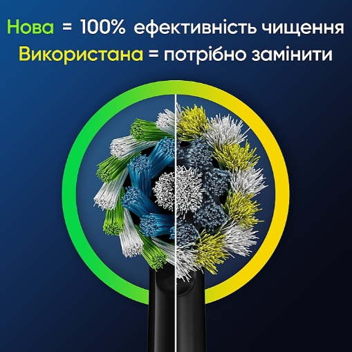 Насадки сумісні з електричною зубною щіткою Oral-B Cross Action 4 шт black - зображення 2