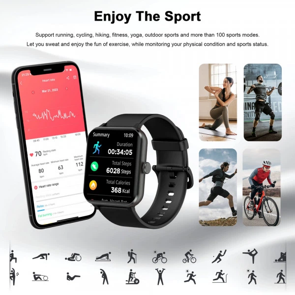 Смарт-часы Blackview R50 Black Б/У - изображение 5