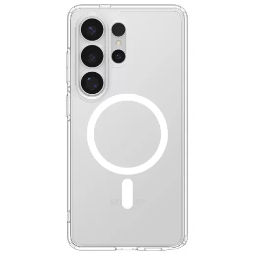 Прозрачный чехол Spigen Ultra Hybrid MagSafe Clear White для Samsung Galaxy S26 Ultra (ACS10679) - Фото 1 Прозрачный чехол Spigen Ultra Hybrid MagSafe Clear White для Samsung Galaxy S26 Ultra (ACS10679) - изображение 1