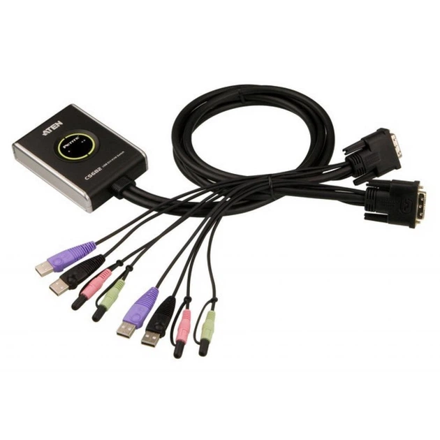 Комутатор KVM Aten CS-682 - Фото 1 Комутатор KVM Aten CS-682 - зображення 1
