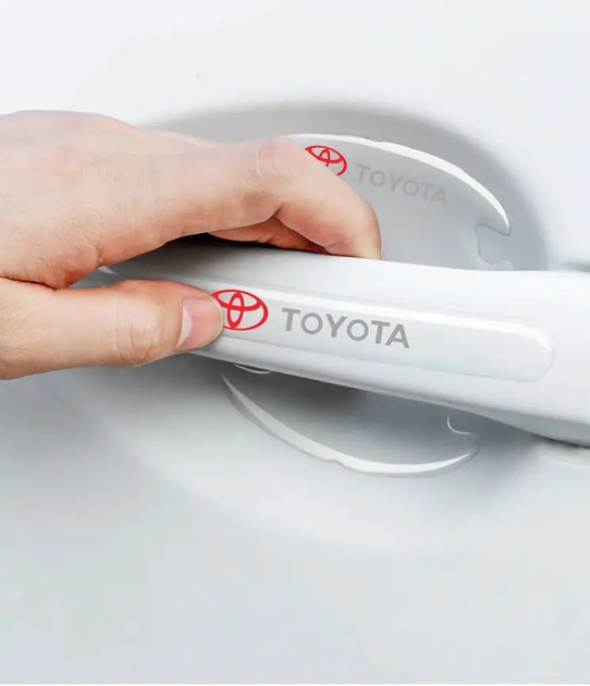 Захисні плівки дверних ручок 8шт Toyota - зображення 2
