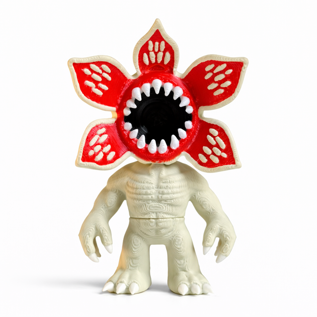 Брелок Demogorgon (Демогоргон) Stranger Things Пластик 70 мм Бежевый для ключей - Фото 1 Брелок Demogorgon (Демогоргон) Stranger Things Пластик 70 мм Бежевый для ключей - изображение 1