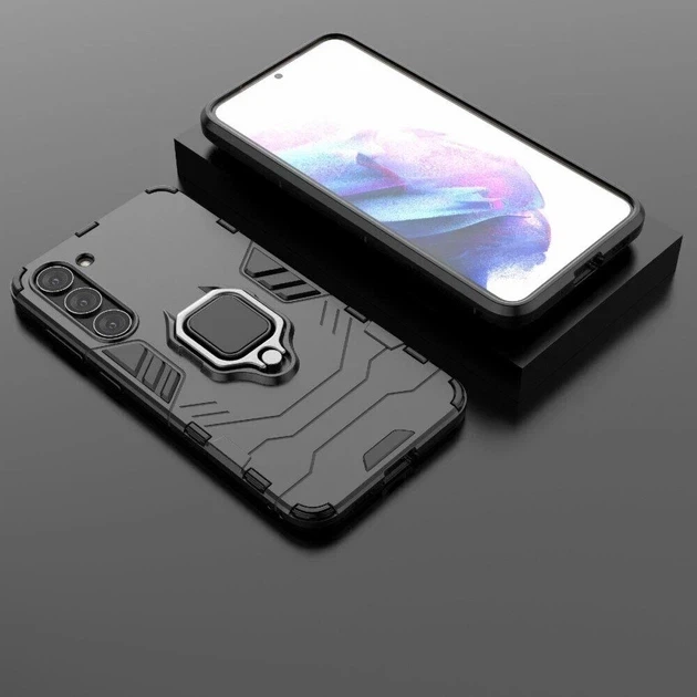 Захисний чохол COLORWAY AntiShock з магнітним кільцем для Samsung Galaxy A34 синій - Фото 4 Захисний чохол COLORWAY AntiShock з магнітним кільцем для Samsung Galaxy A34 синій - зображення 4