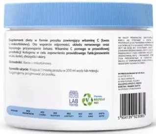 Witamina C Osavi Witamina C 1000 mg w proszku 300 g (5904139923085) - obraz 3