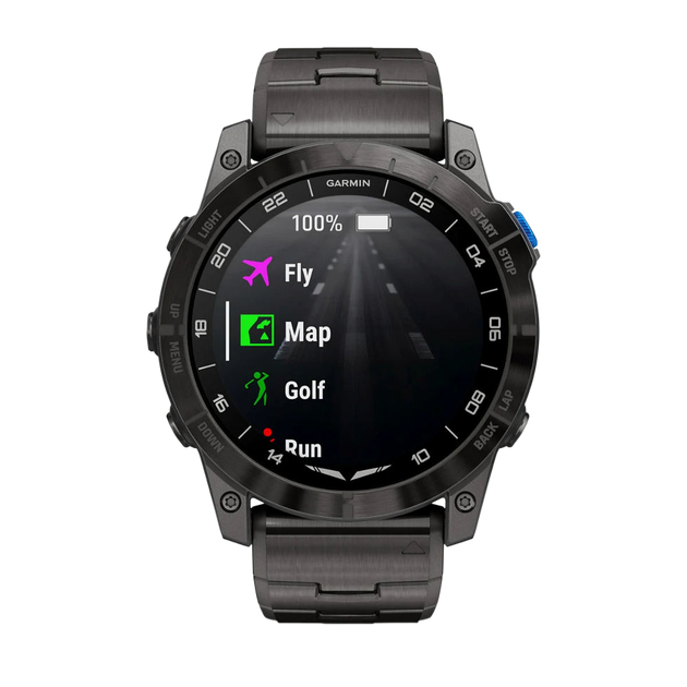 Смарт-годинник Garmin D2 Mach 1 Pro with Vented Titanium Bracelet (010-02804-80/81) - зображення 4