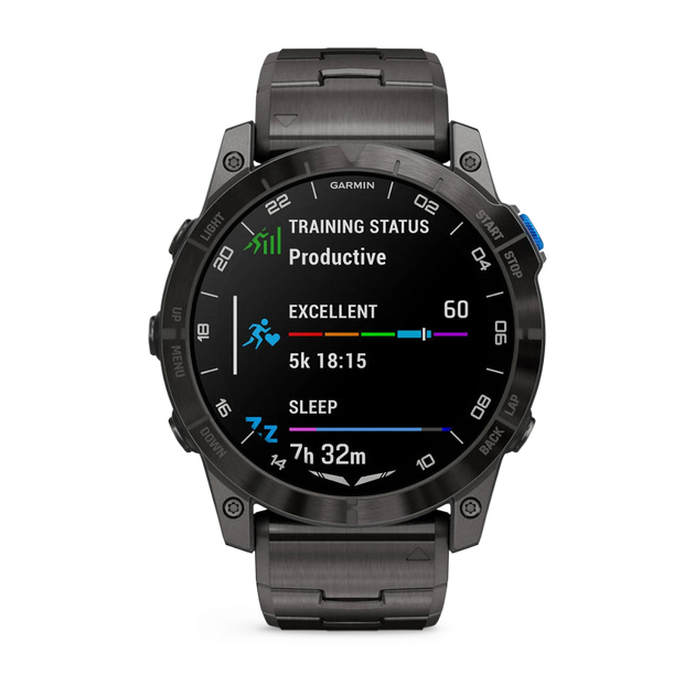 Смарт-годинник Garmin D2 Mach 1 Pro with Vented Titanium Bracelet (010-02804-80/81) - зображення 10