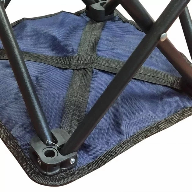 Складной стул Mazza туристический для кемпинга без спинки 28x28x24 см с алюминиевым каркасом и прочной тканью Oxford 600D для рыбалки походов и отдыха на природе выдерживает нагрузку до 100 кг легкий компактный эргономичный - изображение 5