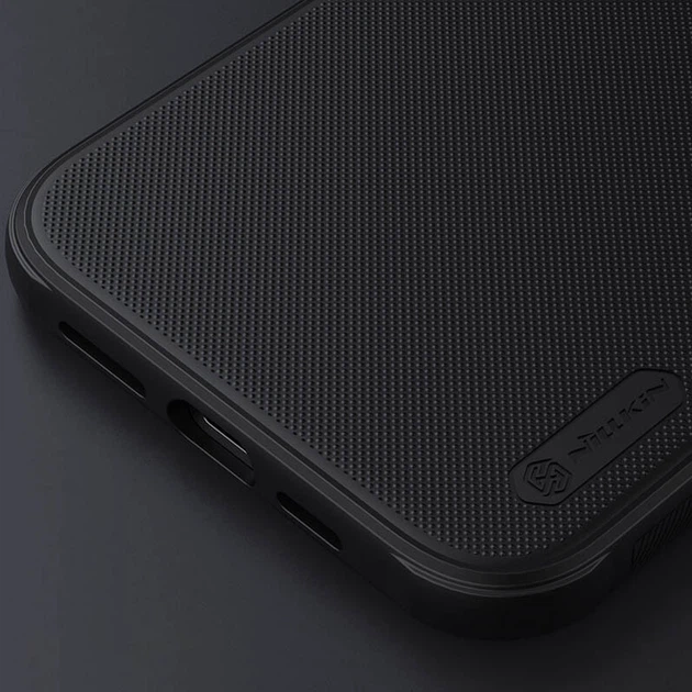 Чохол Nillkin Matte Pro на Apple iPhone 13 Pro (6.1") Чорний / Black - Фото 4 Чохол Nillkin Matte Pro на Apple iPhone 13 Pro (6.1") Чорний / Black - зображення 4