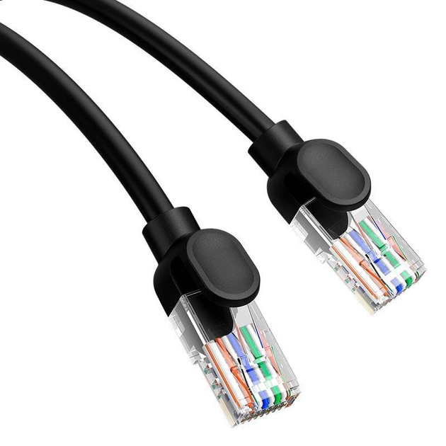 Патч-корд Baseus CAT5 B00133206111-05 RJ45 5 м, чорний - зображення 2