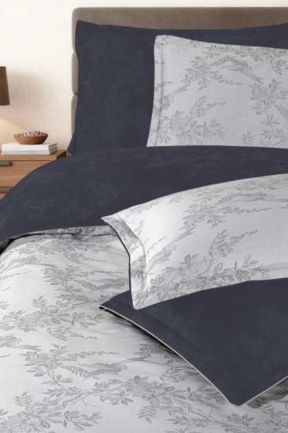 Постільна білизна La Romano Mona Premium Satin 300TC 200×220см Merida Grey - зображення 3