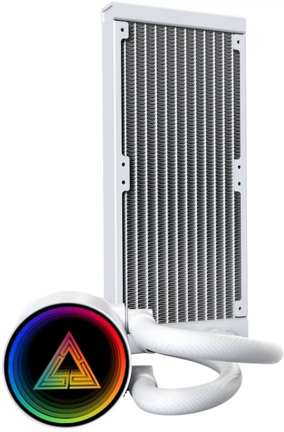 Система рідинного охолодження Montech LightFlow ARGB 240 White - зображення 2