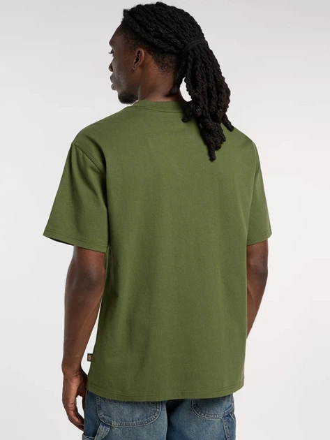 Футболка бавовняна довга чоловіча Dickies DK0A89ENK721 S Зелена (800070354674) - зображення 2