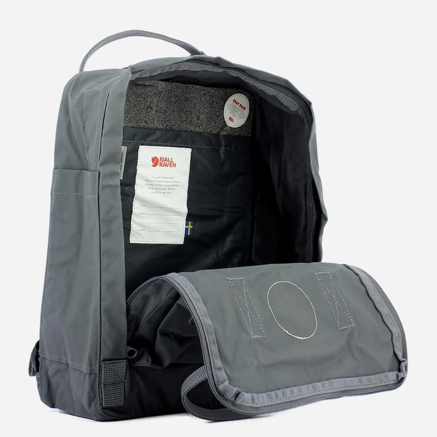 Рюкзак тканинний 16 л водонепроникний Fjallraven 23510046 Темно-сірий (800070063896) - зображення 3