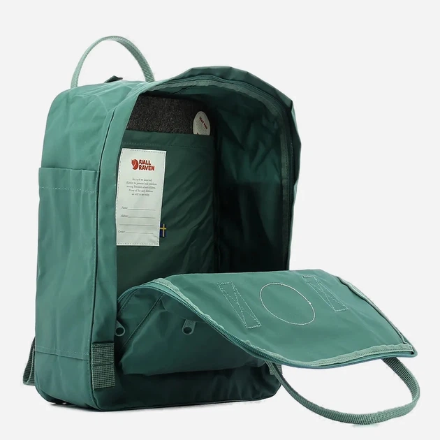 Рюкзак тканинний 16 л водонепроникний Fjallraven 23510664 Зелений (800070026748) - зображення 4