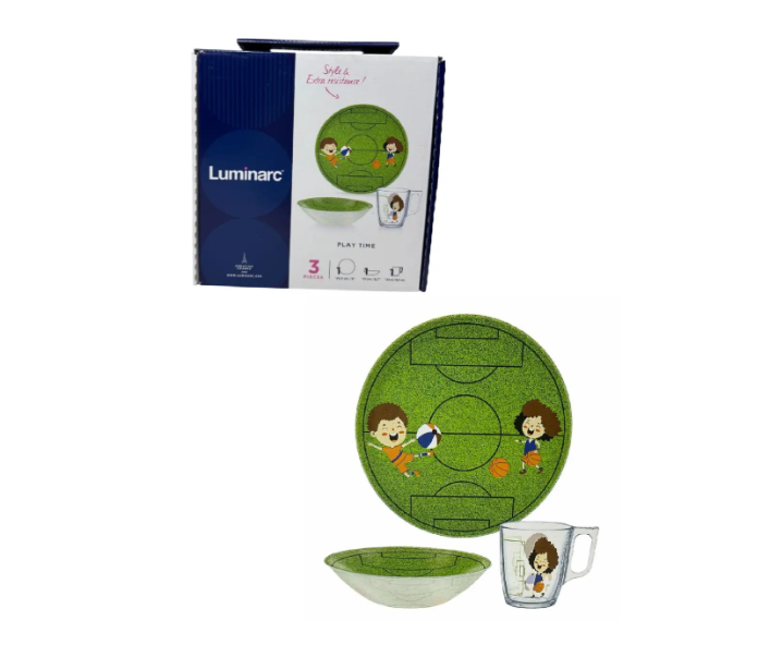 Набор детской посуды Luminarc Play time из стекла 3 предмета (X3057) - изображение 2