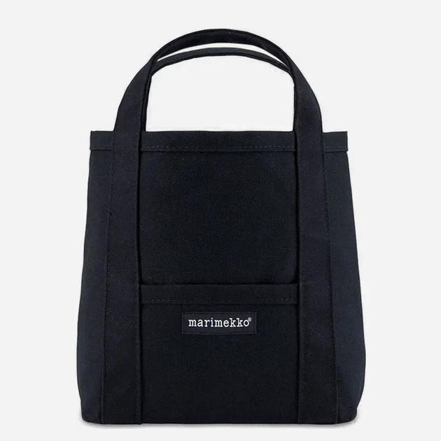Сумка жіноча тканинна маленька Marimekko 44400001 Чорна (800070078216) - зображення 1