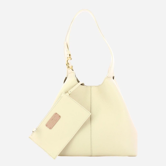 Torba damska skórzana Coccinelle E1SHA110201-N17 Biała (800070354175) - obraz 4