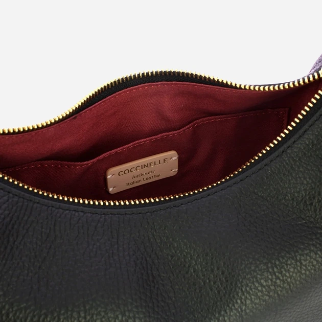 Torebka crossbody damska skórzana Coccinelle E5U8K530101-001 Czarna (800070354238) - obraz 4