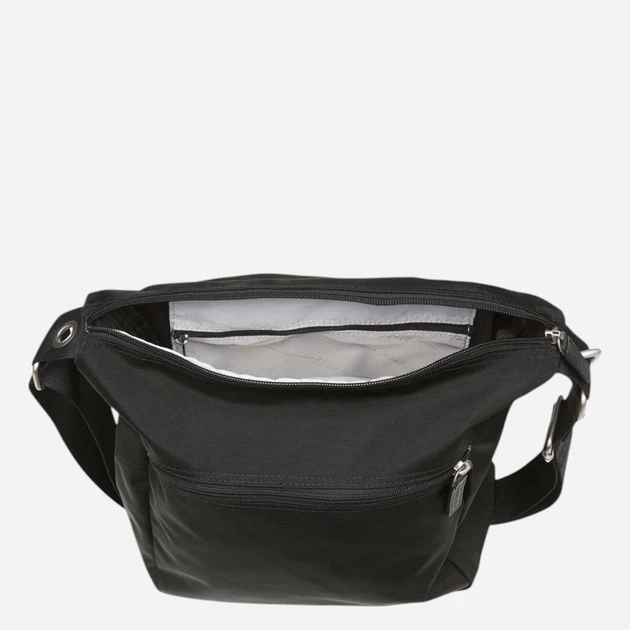 Сумка крос-боді через плече жіноча тканинна маленька Marimekko 92520999 Чорна (800070313316) - зображення 4