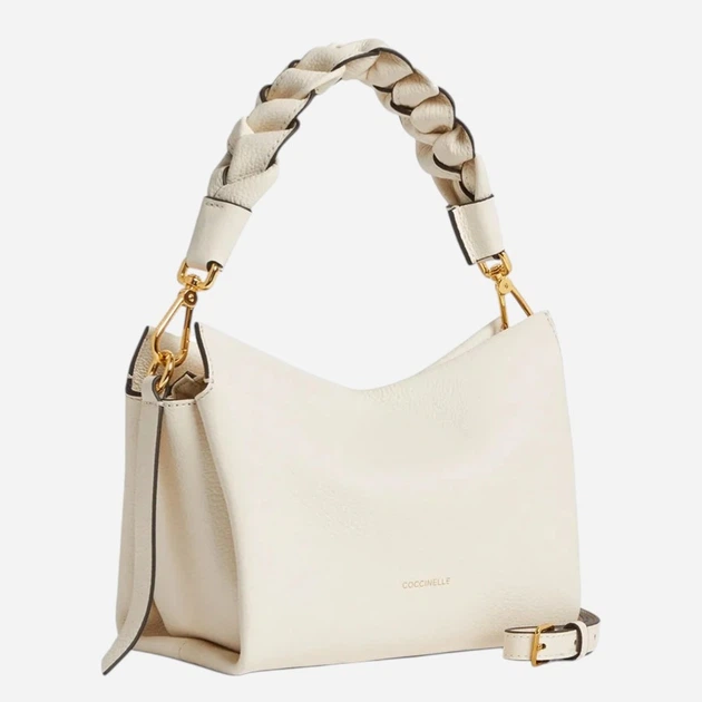 Torebka crossbody damska skórzana Coccinelle E1M50580101-685 Biała (800070354163) - obraz 2