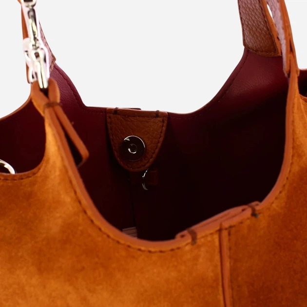 Torebka crossbody damska skórzana Coccinelle E1THE580101-W11 Brązowa (800070354187) - obraz 5