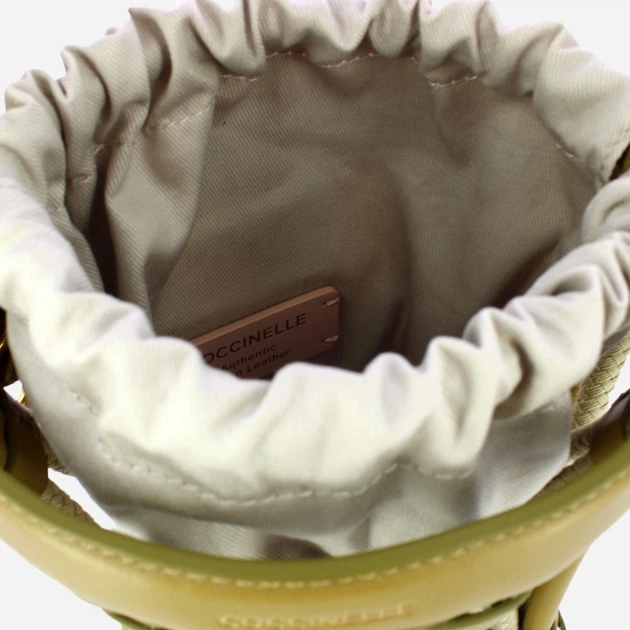 Сумка крос-боді через плече жіноча маленька Coccinelle E1U2R230101-993 Гірчична (800070354218) - зображення 5