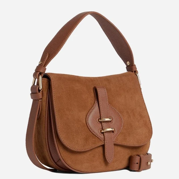 Torebka crossbody damska skórzana Coccinelle E1U7H180201-W11 Brązowa (800070354213) - obraz 4