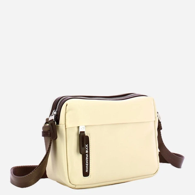 Torebka crossbody damska materiałowa Mandarina Duck P10VCT34-591 Mleczna (800070357753) - obraz 3
