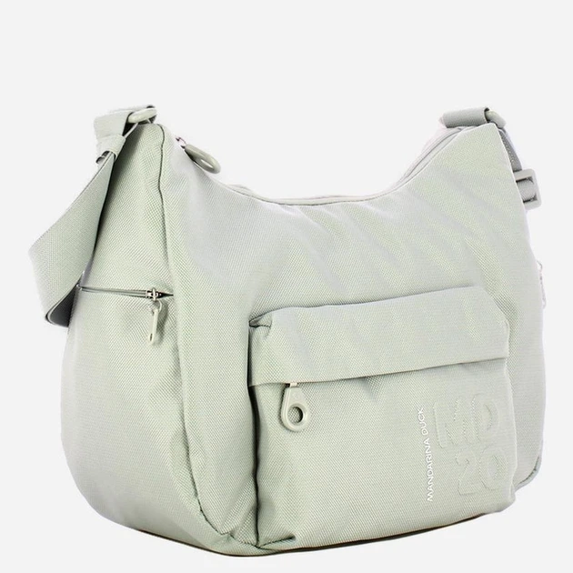Torebka na ramię damska materiałowa Mandarina Duck P10QMT56-24N Perłowa (800070357812) - obraz 3
