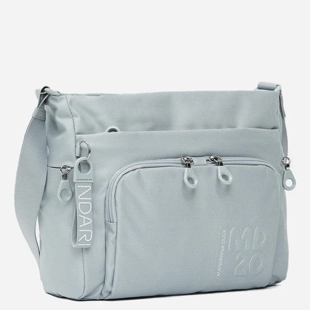 Сумка месенджер через плече жіноча тканинна Mandarina Duck P10QMT58-24N Перлинна (800070357791) - Фото 3 Сумка месенджер через плече жіноча тканинна Mandarina Duck P10QMT58-24N Перлинна (800070357791) - зображення 3