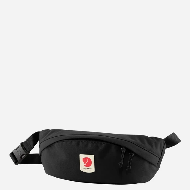Сумка на пояс тканинна Fjallraven 23165550 Чорна (800070063891) - зображення 1
