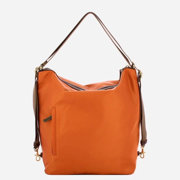 Сумка хобо жіноча тканинна велика Mandarina Duck P10VCT10-A82 Помаранчева (800070357770) - зображення 2
