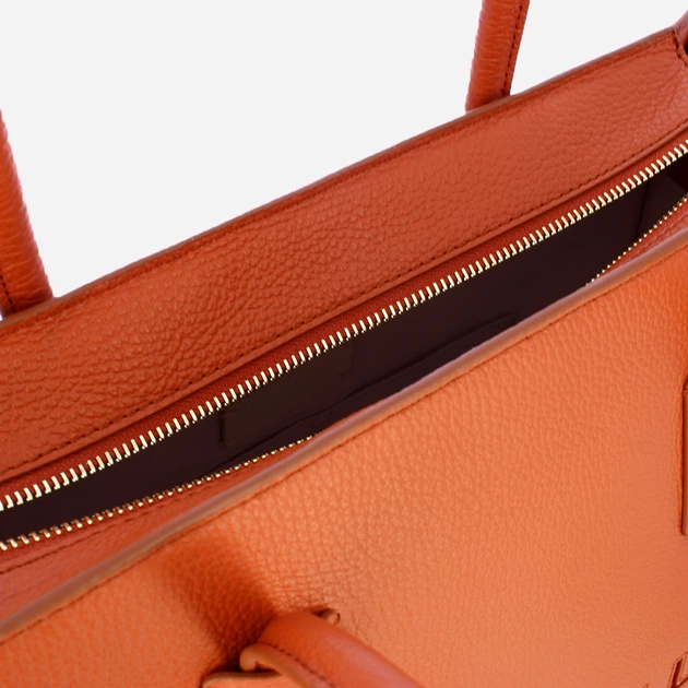 Torebka shopper damska skórzana Coccinelle E1UAK110201-R41 Pomarańczowa (800070354224) - obraz 4