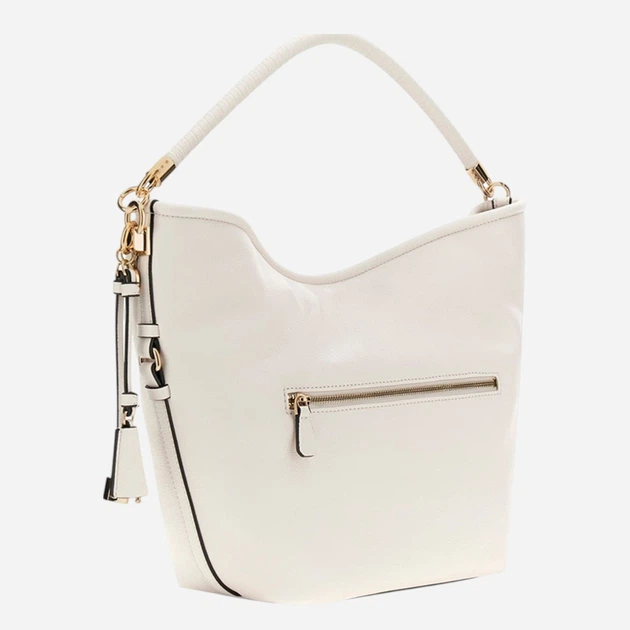 Сумка шопер жіноча зі штучної шкіри Guess HWBG9918020-OFF Біла (800070352380) - зображення 2