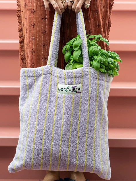 Сумка еко-шопер жіноча тканинна Bongusta BON01-004 Фіолетова (800070348312) - зображення 2