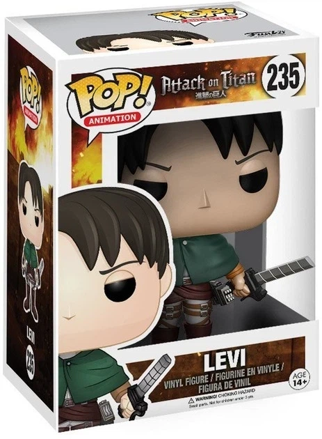 Фигурка Леви Аккерман с аниме «Атака Титанов» Funko Pop! Attack on Titan Levi Ackerman Funko Pop! Collectible Figure 10 см - изображение 3