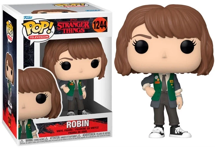 Фигурка Фанко Поп Робин Загадочные Обстоятельства Странные Чудеса Funko Pop Robin №1244 Stranger Things 10 см - Фото 1 Фигурка Фанко Поп Робин Загадочные Обстоятельства Странные Чудеса Funko Pop Robin №1244 Stranger Things 10 см - изображение 1