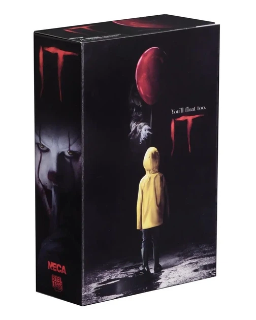 Коллекционная фигурка Neca Пеннивайз (Pennywise) 18 см из фильма «Оно» с сменными головами и руками - изображение 6