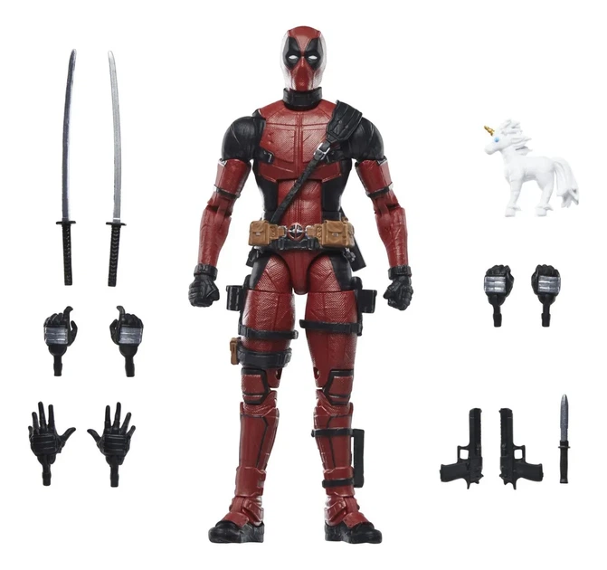 Коллекционная фигурка Дедпул 16 см Marvel Legends Legacy Collection Hasbro с аксессуарами и единорогом Deadpool - Фото 3 Коллекционная фигурка Дедпул 16 см Marvel Legends Legacy Collection Hasbro с аксессуарами и единорогом Deadpool - изображение 3