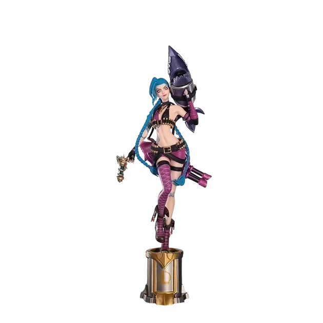 Колекційна фігурка Jinx (Джинкс) League of Legends Ліга Легенд Arcane Аркейн 22 см - зображення 8