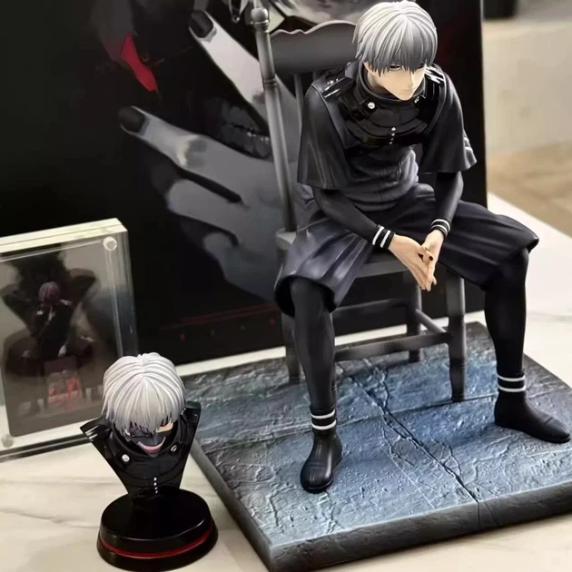 Фигурка Токийский Игр Tokyo Ghoul Кен Канеки Ken Kaneki на стуле 22 см - Фото 2 Фигурка Токийский Игр Tokyo Ghoul Кен Канеки Ken Kaneki на стуле 22 см - изображение 2