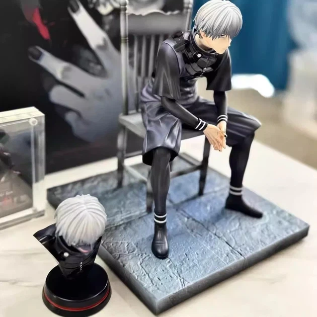 Фигурка Токийский Игр Tokyo Ghoul Кен Канеки Ken Kaneki на стуле 22 см - Фото 4 Фигурка Токийский Игр Tokyo Ghoul Кен Канеки Ken Kaneki на стуле 22 см - изображение 4