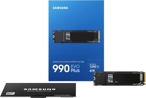 Твердотільний накопичувач SSD 4Tb, Samsung 990 Evo Plus, PCI-E 5.0 x2, M.2 (MZ-V9S4T0BW) - зображення 4